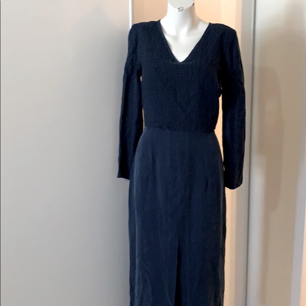 Sophisticate long dress in blue